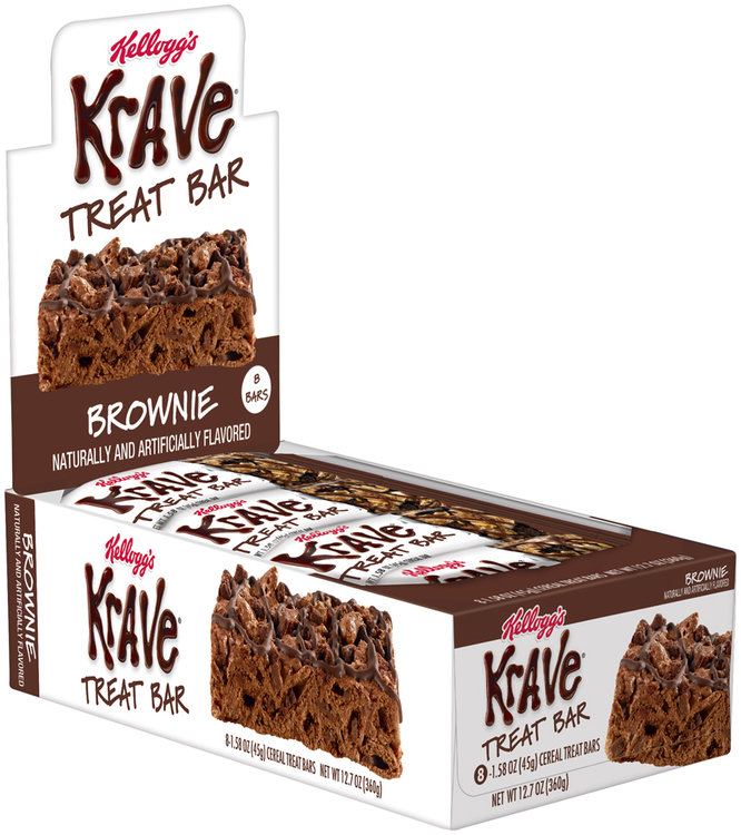 Kellogg’s Krave® Treat Bars Brownie Single Serve Reviews 2019