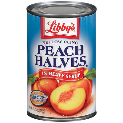 Libby's® Yellow Cling Peach Halves in Heavy Syrup