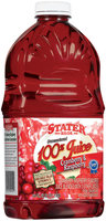 Stater Bros. Cranberry & Raspberry Unsweetened Juice 64 Fl Oz Plastic Bottle