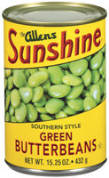 The Allens Sunshine Green Southern Style Butter Beans 15.25 Oz Can