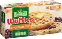 Springfield® Chocolate Chip Waffles 12.3 oz. Box