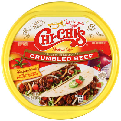 Chi-Chi's™ Mexican Style Sauce With Seasoned Crumbled Beef 15 oz. Tub