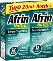 Afrin® No Drip Severe Congestion Nasal Decongestant Pump Mist 1.33 fl. oz. Box
