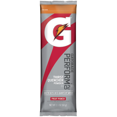 Gatorade G Series Perform Fruit Punch Sports Drink Powder 2.1 Oz Stick