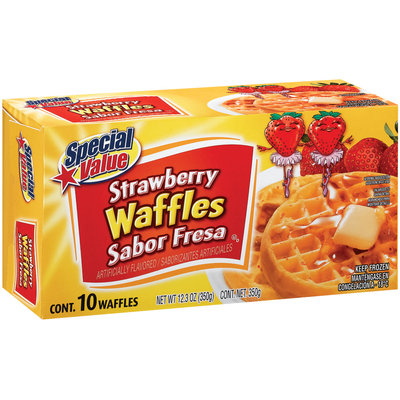 Special Value Special Value Strawberry Waffles Waffles 350 G Box