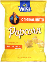 Wise® Premium Air-Popped Whole Grain Original Butter Popcorn