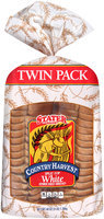 Stater Bros® Country Harvest Split Top White Enriched Bread Twin Pack 3 lb. Bag