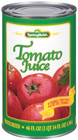 Springfield 100% Pure Tomato Juice 46 Oz Can
