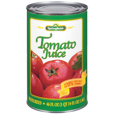Springfield 100% Pure Tomato Juice 46 Oz Can