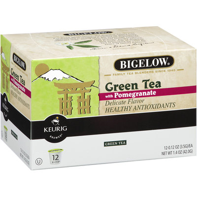 Bigelow® Green Tea with Pomegrante 12-.12 oz Cups