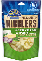 Crystal Farms® Cheese Nibblers Sour Cream & Onion Seasoned Monterey Jack Cheese 1.5 oz. Package
