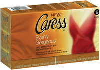 Caress Evenly Gorgeous Exfoliating Burnt Brown Sugar & Karite Butter 4.25 Oz Beauty Bar 6 Ct Pack