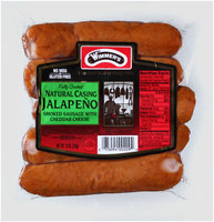 Wimmer's® Natural Casing Jalapeno Smoked Sausage with Cheddar Cheese 5 ct Pack