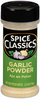 Spice Classics® Garlic Powder 2.5 oz. Shaker