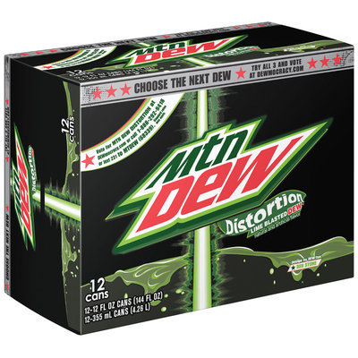 Mountain Dew® Distortion 12 Pack 12 fl. oz. Cans