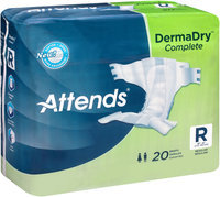 DDC25 Attends® DermaDry™ Complete Regular Briefs, 20 count