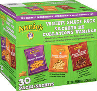 Annie's® Homegrown Cheddar Bunnies Bunny Grahams Variety Snack Pack