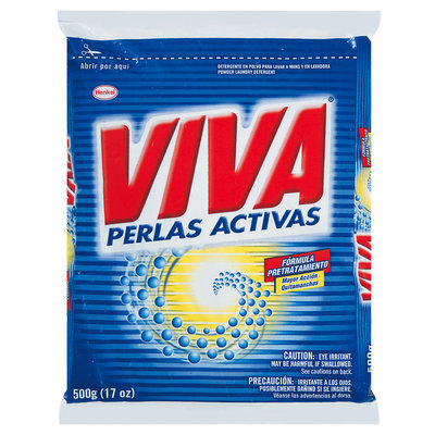 Viva Perlas Activas Powder Laundry Detergent 17 Oz Bag