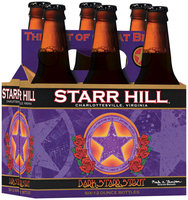 Starr Hill 12 Oz Dark Starr Stout Beer 6 Pk Glass Bottles