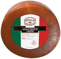 Stella® Asiago Medium Cheese 20 Lb Wheel