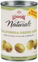Lindsay Naturals California Green Ripe Olives 6 Oz Pull-Top Can
