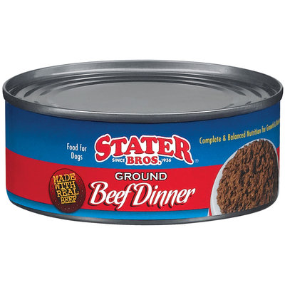 Stater Bros. Ground Beef Dinner Food For Dogs 5.5 Oz Can