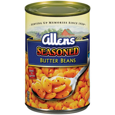 The Allens Seasoned Butter Beans 15 Oz Can