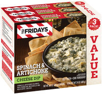 TGIFriday's® Spinach & Artichoke Cheese Dip 3 ct Box