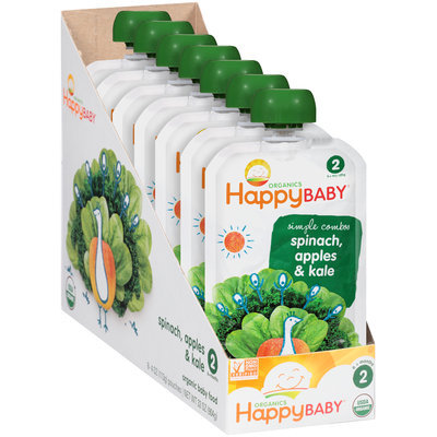 Happy Baby® Simple Combos Organic Baby Food 8-4 oz. Pouches