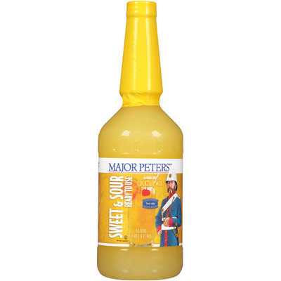 Major Peters'® Ready to Use Sweet & Sour Alcohol Free Cocktail Mix