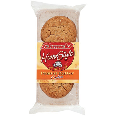 Schnucks Home Style Peanut Butter Cookies 10 Oz Tray