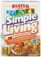 Stater Bros. Simple Living Cinnamon & Oat Cereal 15 Oz Box