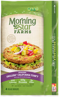 MorningStar Farms® Grillers® California Turkey Burgers 9 oz. Box