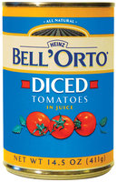 BELL'ORTO Diced In Juice Tomatoes 14.5 OZ CAN