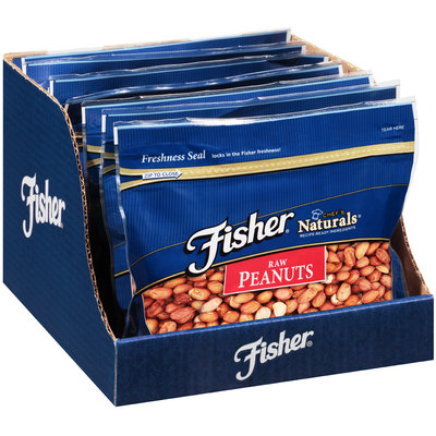 Fisher® Chef's Naturals® Raw Peanuts 16 oz. Stand-Up Bag