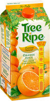 Tree Ripe® Premium Natural No Pulp Not from Concentrate Orange Juice 1.75L Carton