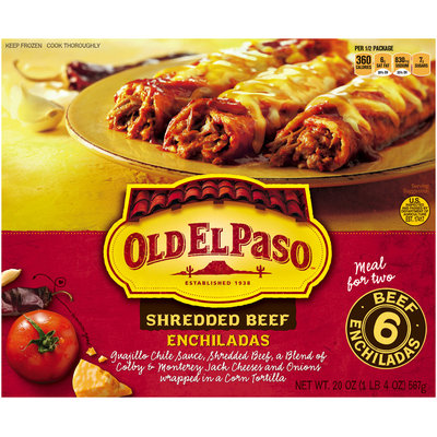 Old El Paso® Shredded Beef Enchiladas