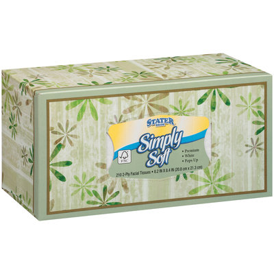 Stater Bros.® Simply Soft White Facial Tissues