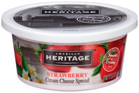 American Heritage® Strawberry Cream Cheese Spread 8 oz. Tub