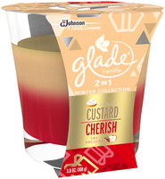 Glade® 2in1 Cherish The Present™ & Creamy Custard™ Candle 3.8 oz. Jar