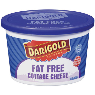 Darigold Fat Free Cottage Cheese 16 Oz Plastic Tub