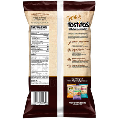 Tostitos® Black Bean Sea Salted Chips