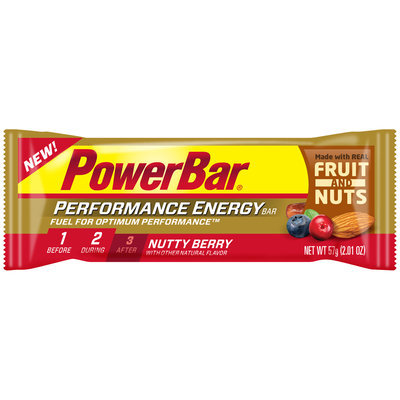 PowerBar Performance Energy Bar Fruit & Nut Nutty Berry