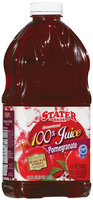 Stater Bros. Pomegranate Unsweetened Juice 64 Fl Oz Plastic Bottle