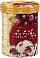 Haggen Black Cherry Chocolate Chunk Ice Cream 1.75 Qt Carton