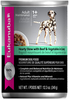 Eukanuba Adult Maintenance Hearty Stew with Beef & Vegetables in Gravy Dog Food 12.3 oz. Can