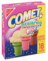 Nabisco Comet Rainbow Ice Cream Cups