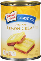 Duncan Hines® Comstock® Original Lemon Creme Pie Filling & Topping 21 oz. Can