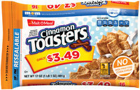 Malt-O-Meal® Cinnamon Toasters® Cereal 17 oz. ZIP PAK