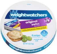 Weight Watchers Original Swiss Flavored Cheese 6 ct Wedges